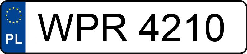 Numer rejestracyjny WPR 4210 posiada OPEL Combo 1.6t 1.4 - WPR4210