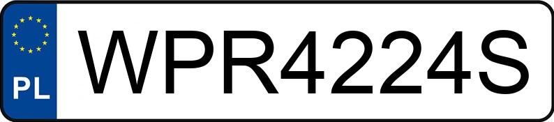 Numer rejestracyjny WPR 4224S posiada BMW X3 Diesel MR`22 E6d G01 xDrive20d - WPR4224S