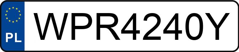 Numer rejestracyjny WPR 4240Y posiada OPEL Corsa FO 1.2 MR`23 E6d/e Corsa S&S - WPR4240Y