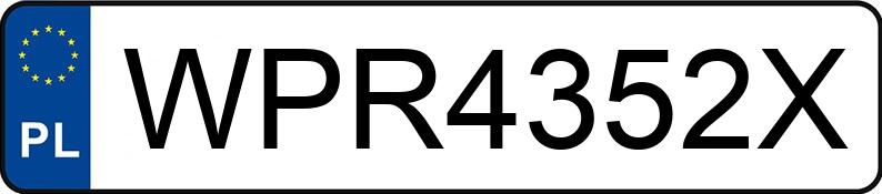 Numer rejestracyjny WPR 4352X posiada SEAT Leon Sportstourer 1.5 TSI Eco MR`20 E6d Full Led S&S - WPR4352X