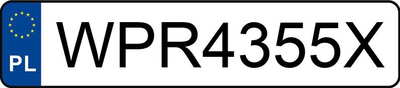 Numer rejestracyjny WPR4355X posiada RENAULT Kangoo IV Van 1.3 Tce MR`21 E6 2.3t L1 Extra Open Sesame EDC