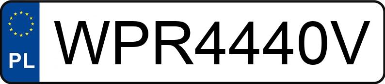 Registreringsnummeret WPR 4440V har BMW 1 - WPR4440V