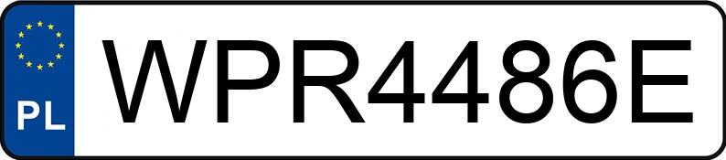 Numer rejestracyjny WPR 4486E posiada PEUGEOT 5008 HDI MR`10 E5 Premium - WPR4486E
