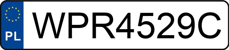 Numer rejestracyjny WPR 4529C posiada TOYOTA Avensis Wagon MR`03 E4 Sol Aut. - WPR4529C