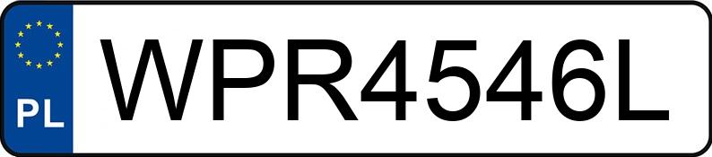 Numer rejestracyjny WPR 4546L posiada MERCEDES-BENZ GL550 - WPR4546L
