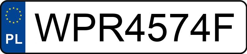 Numer rejestracyjny WPR 4574F posiada SKODA FABIA 5J - WPR4574F