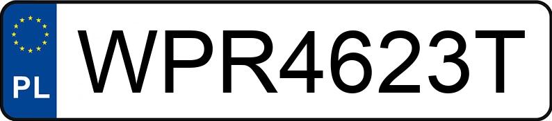 Numer rejestracyjny WPR 4623T posiada VOLVO FH VTC3T - WPR4623T