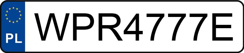 Numer rejestracyjny WPR 4777E posiada BMW 320I - WPR4777E Numer rejestracyjny WPR 4777E posiada BMW 320I - WPR4777E
