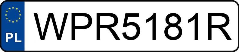 Registreringsnummeret WPR 5181R har FIAT 500 1.2 MR`15 E6 500S - WPR5181R