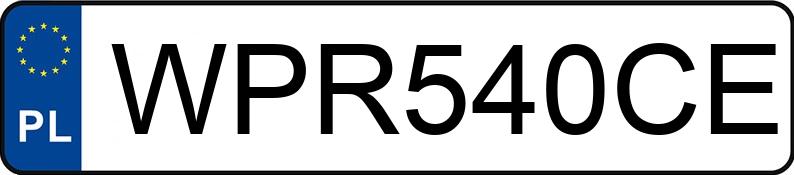 Numer rejestracyjny WPR 540CE posiada MERCEDES-BENZ CLE 220 d MR`23 E6 236 AMG - WPR540CE