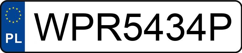 Numer rejestracyjny WPR 5434P posiada TOYOTA Avensis Sedan MR`12 E5 Active - WPR5434P