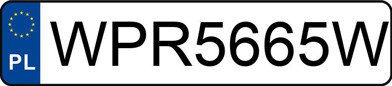 Numer rejestracyjny WPR 5665W posiada SKODA OCTAVIA - WPR5665W Numer rejestracyjny WPR 5665W posiada SKODA OCTAVIA - WPR5665W