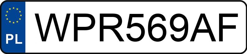 Numer rejestracyjny WPR 569AF posiada KRONE  SD - WPR569AF