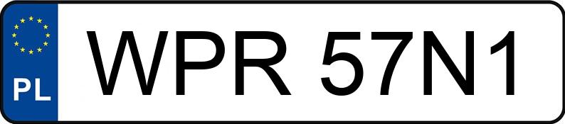 Numer rejestracyjny WPR57N1 posiada BMW 520i Touring Kat. MR`95 E39 520i Touring Kat. MR`95 E39