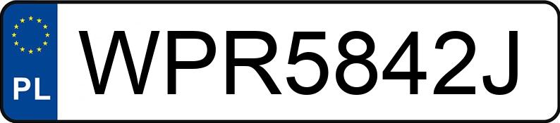 Numer rejestracyjny WPR 5842J posiada KIA CEED - WPR5842J