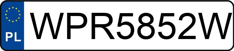 Numer rejestracyjny WPR 5852W posiada TOYOTA TOYOTA COROLLA - WPR5852W Numer rejestracyjny WPR 5852W posiada TOYOTA TOYOTA COROLLA - WPR5852W