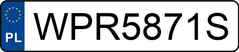 Numer rejestracyjny WPR 5871S posiada BMW X5 Diesel MR`18 E6 G05 xDrive25d Step - WPR5871S