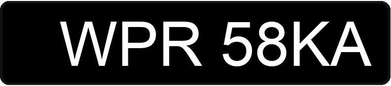 Numer rejestracyjny WPR 58KA posiada HYUNDAI Pony 1.5 - WPR58KA
