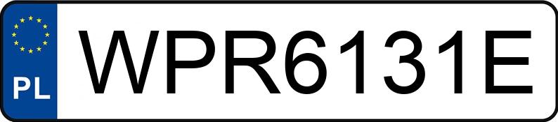 Numer rejestracyjny WPR 6131E posiada MERCEDES-BENZ C 280 - WPR6131E