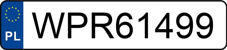 Numer rejestracyjny WPR 61499 posiada BMW 523 - WPR61499 Numer rejestracyjny WPR 61499 posiada BMW 523 - WPR61499