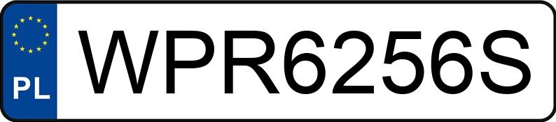 Numer rejestracyjny WPR 6256S posiada BMW 530i MR`03 E4 E60 530i MR`03 E4 E60 - WPR6256S