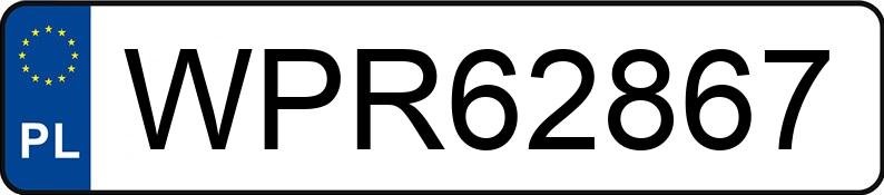 Numer rejestracyjny WPR 62867 posiada FORD Focus 1.6 TDCi DPF MR`05 E4 Trend Plus - WPR62867