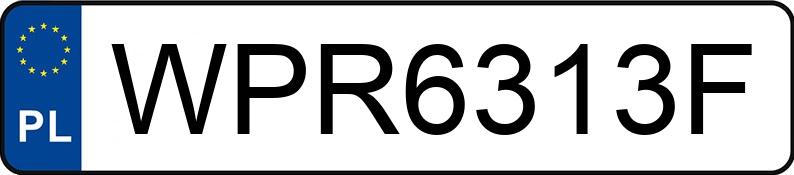 Numer rejestracyjny WPR 6313F posiada FORD FT Custom 310 2.0 TDCi MR`16 E6 3.1t L2 Tourneo Trend - WPR6313F