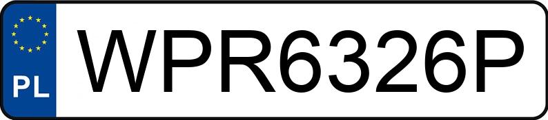 Numer rejestracyjny WPR 6326P posiada RENAULT T HD001 - WPR6326P