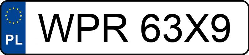 Numer rejestracyjny WPR 63X9 posiada MERCEDES-BENZ E 200 Kat. 124 E 200 - WPR63X9