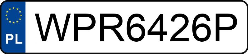 Numer rejestracyjny WPR 6426P posiada MERCEDES-BENZ CLS 500 MR`04 E3 219 CLS 500 MR`04 E3 219 - WPR6426P