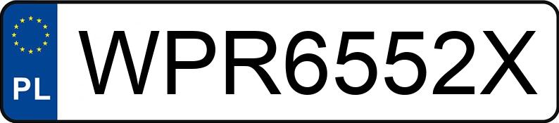 Numer rejestracyjny WPR 6552X posiada FORD FOCUS - WPR6552X Numer rejestracyjny WPR 6552X posiada FORD FOCUS - WPR6552X