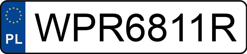 Numer rejestracyjny WPR 6811R posiada IVECO 35-180 Daily MR`16 E6 3.5t 35C18 V - WPR6811R