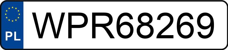 Numer rejestracyjny WPR 68269 posiada MAZDA 3 - WPR68269 Numer rejestracyjny WPR 68269 posiada MAZDA 3 - WPR68269
