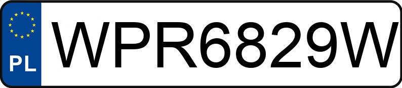 Numer rejestracyjny WPR 6829W posiada ROLLER TEAM KRONOS 295 M TFDD - WPR6829W