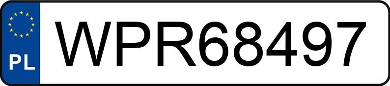 Numer rejestracyjny WPR 68497 posiada VOLKSWAGEN Passat B7 2.0 TDI-CR MR`10 E5 Perfectline R-Style BMT - WPR68497