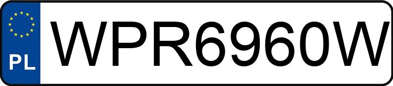 Numer rejestracyjny WPR 6960W posiada FORD FOCUS - WPR6960W Numer rejestracyjny WPR 6960W posiada FORD FOCUS - WPR6960W