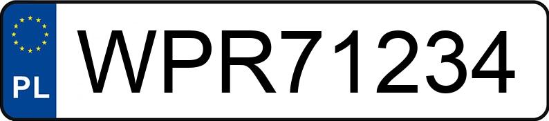 Numer rejestracyjny WPR 71234 posiada CHEVROLET ORLANDO - WPR71234 Numer rejestracyjny WPR 71234 posiada CHEVROLET ORLANDO - WPR71234
