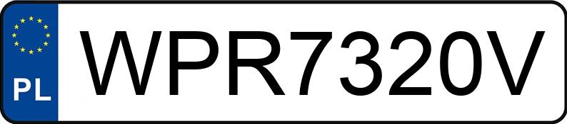 Registreringsnummeret WPR 7320V har RENAULT T HD001 - WPR7320V