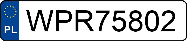 Numer rejestracyjny WPR 75802 posiada OPEL Astra Classic II 1.4 MR`04 E4 Astra Classic II 1.4 MR`04 E4 - WPR75802