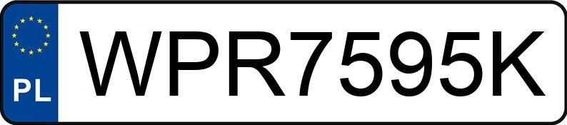 Numer rejestracyjny WPR 7595K posiada AUDI A4 Avant Quattro 1.9 TDi Kat. MR`00 E3 8E A4 Avant Quattro 1.9 TDi Kat. MR`00 E3 8E - WPR7595K