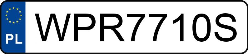 Numer rejestracyjny WPR 7710S posiada BMW M 3 3.0 MR`22 E6d/e G80 xDrive Competition Step - WPR7710S