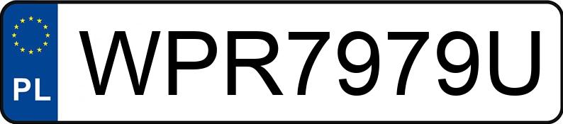 Numer rejestracyjny WPR 7979U posiada JEEP Grand Cherokee IV MR`14 E6 SRT8 - WPR7979U