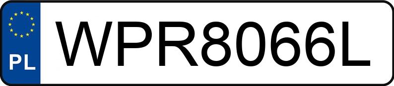Numer rejestracyjny WPR 8066L posiada TOYOTA HIGHLANDER - WPR8066L