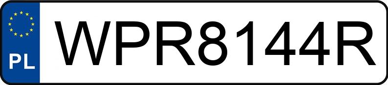 Numer rejestracyjny WPR 8144R posiada BMW 520 Diesel MR`21 E6c/d G30 xDrive Steptronic - WPR8144R