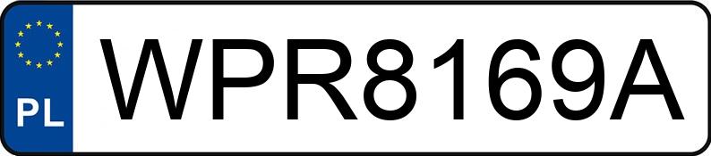 Numer rejestracyjny WPR 8169A posiada AUDI A4 - WPR8169A