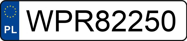 Numer rejestracyjny WPR 82250 posiada HUMMER H3 MR`05 E4 Base - WPR82250