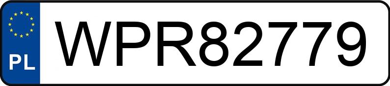 Numer rejestracyjny WPR 82779 posiada PEUGEOT 307 SW 2.0 MR`02 E3 307 SW 2.0 MR`02 E3 - WPR82779