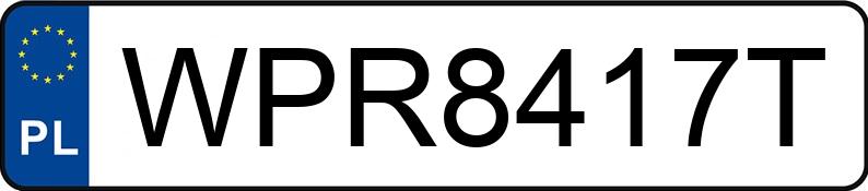 Numer rejestracyjny WPR 8417T posiada MAN TGX L.2018.858.001 - WPR8417T