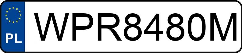 Die Registrierungsnummer WPR 8480M hat LEXUS GS 300h MR`12 E5 Eco - WPR8480M