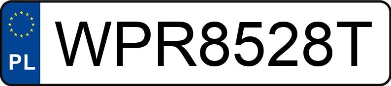 Numer rejestracyjny WPR 8528T posiada MAN TGX L.2018.858.001 - WPR8528T